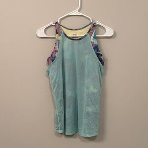 Athleta Aqua and Purple Kids Tank Top